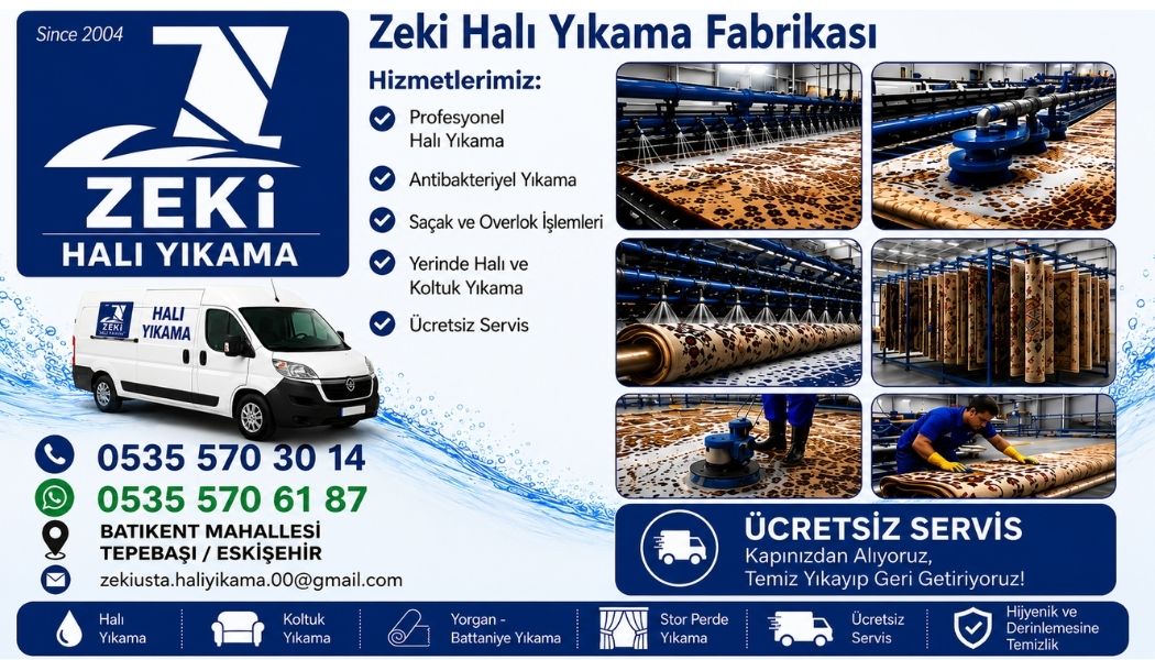Tepebaşı Batıkent Mahallesi halı yıkama